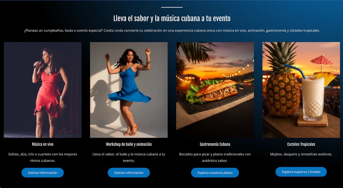 Cosita Linda homepage